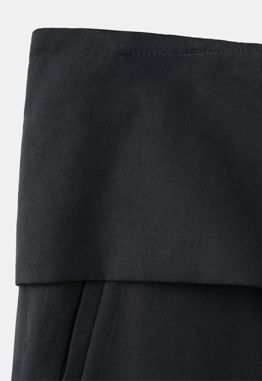 MANGO - Trousers ginny - charcoal