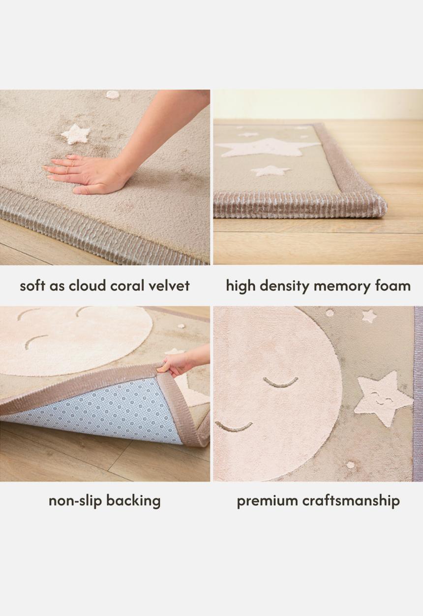 Hakuna Matte - CloudSoft Play Mat Carpet - Moon & Stars