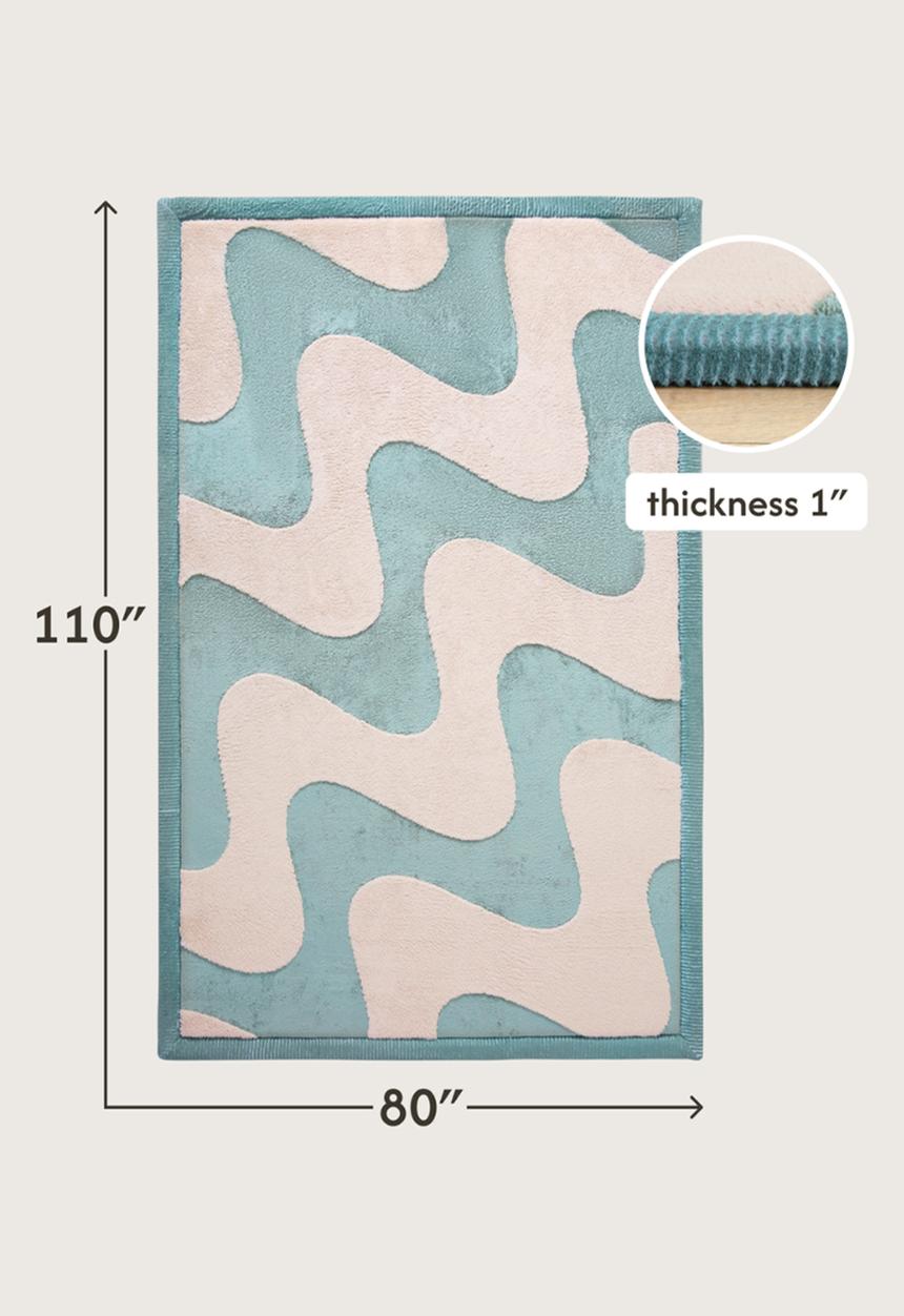 Hakuna Matte - CloudSoft Play Mat Carpet - Waves