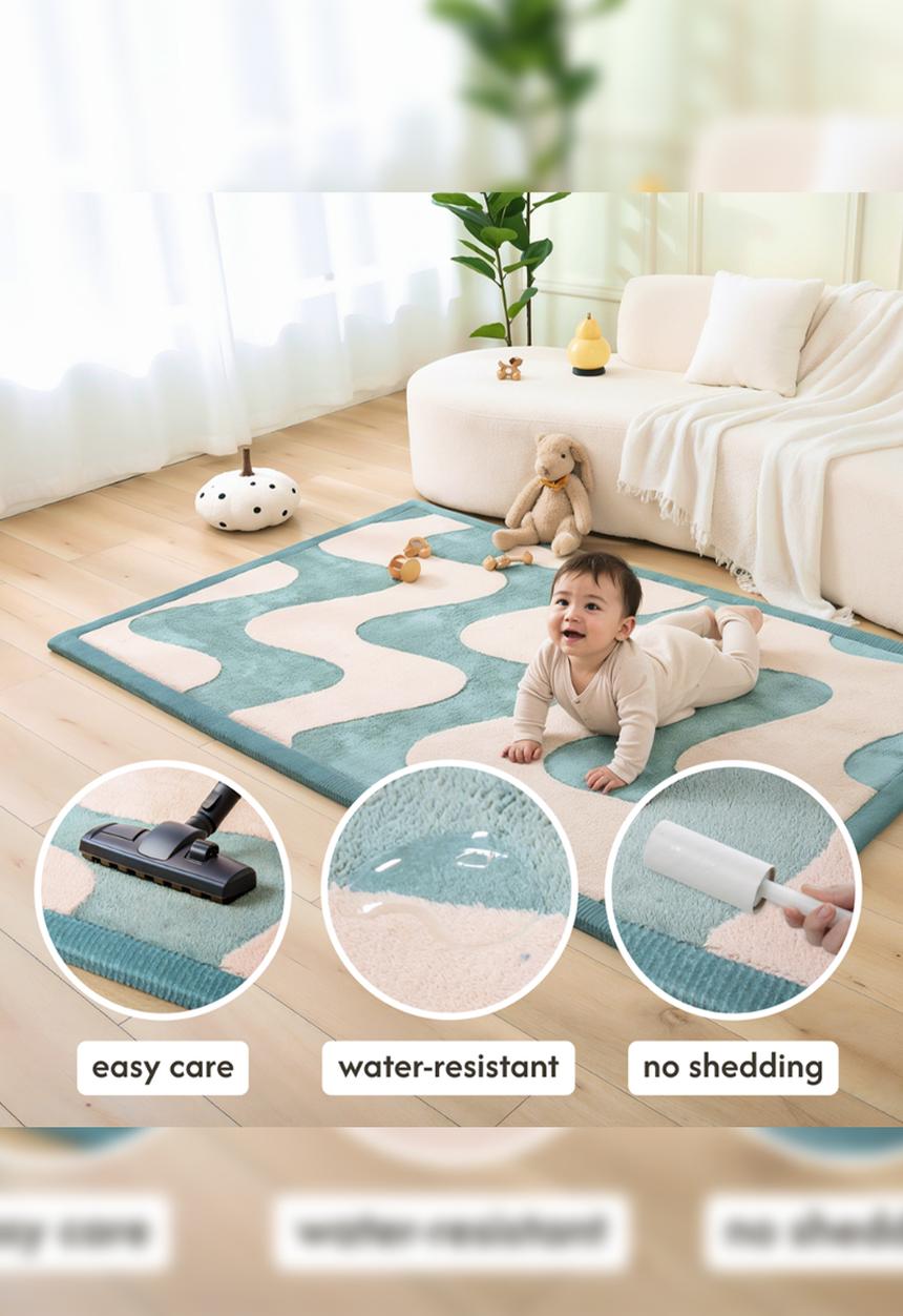 Hakuna Matte - CloudSoft Play Mat Carpet - Waves