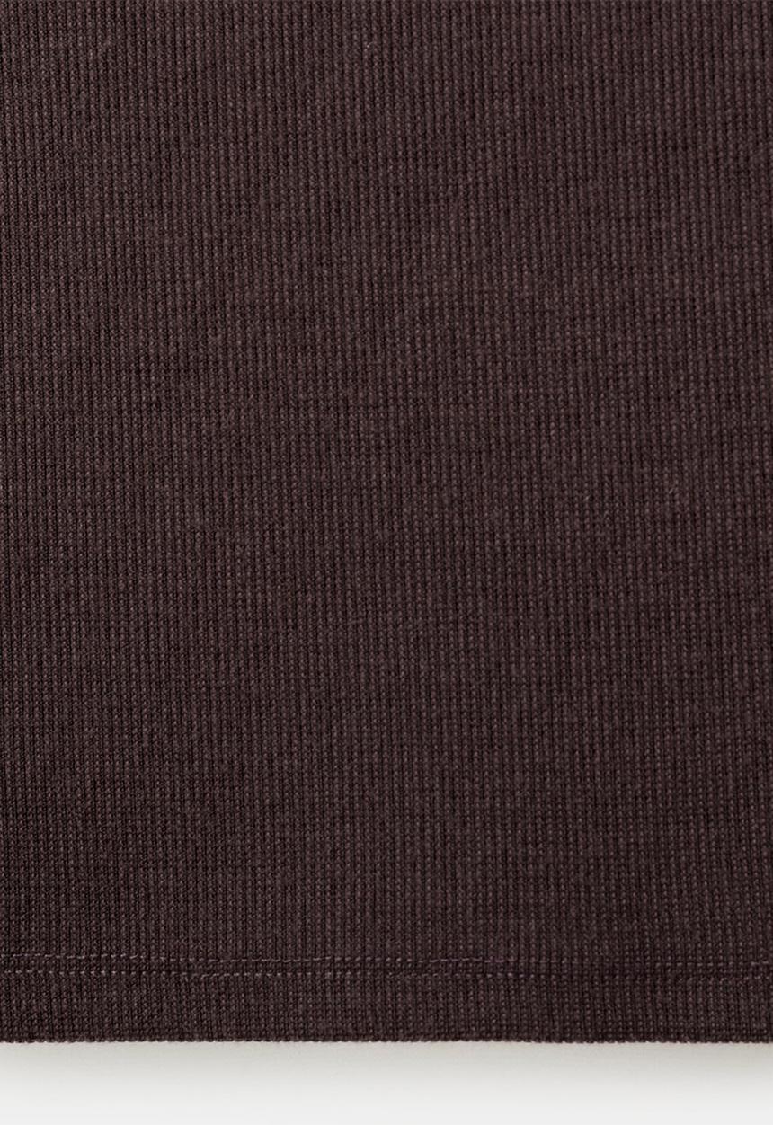 MANGO - Top roma - brown