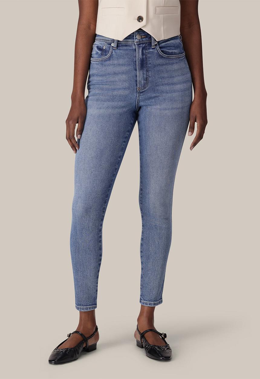 Forever New - Hayley high-rise sculpt jeans in mid wash