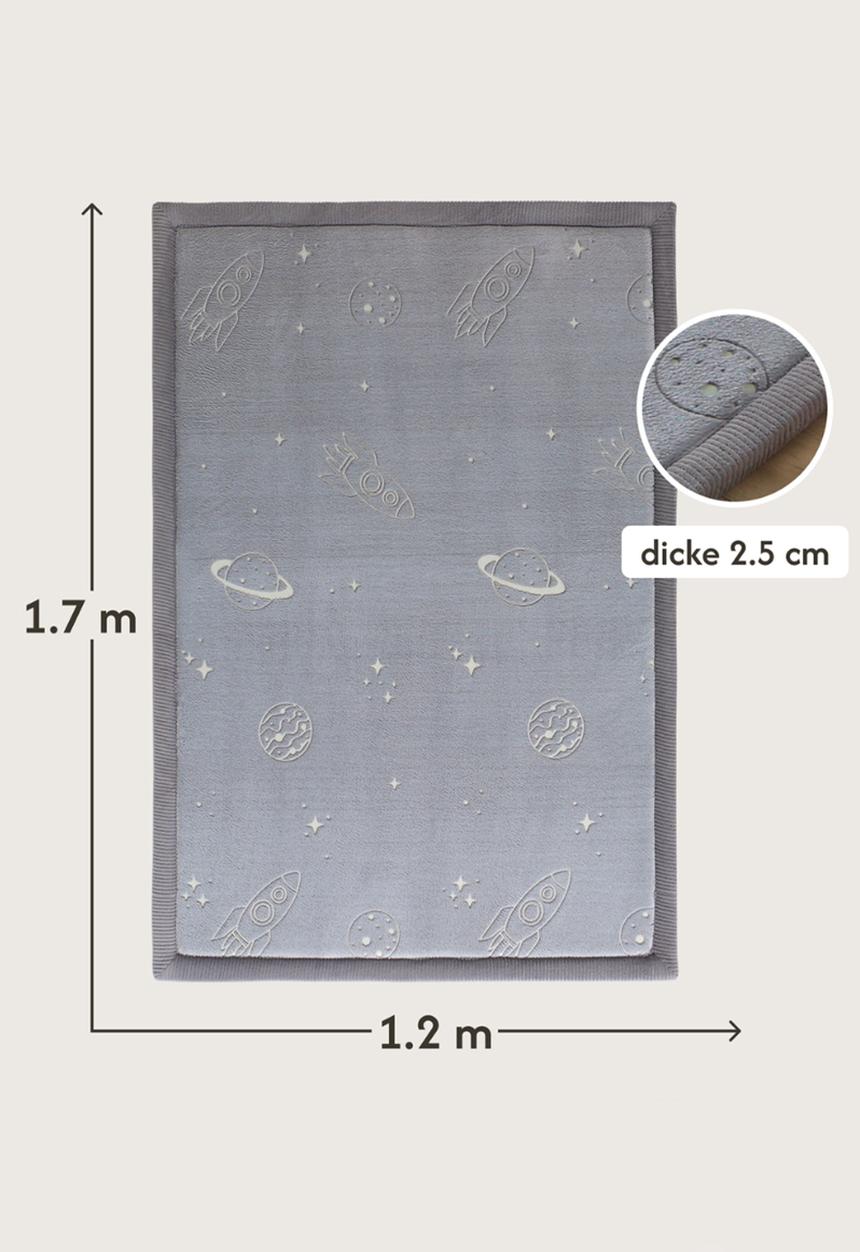Hakuna Matte - GlowCloud Play Mat Carpet Glow in the Dark - Planets