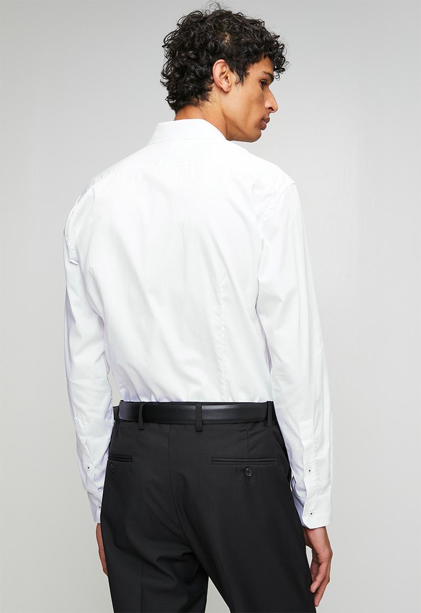 Ben Sherman - Ben Target Long sleeve Shirt  - White