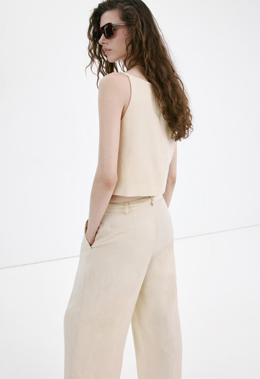 MANGO - Top bonnie - light/pastel gray