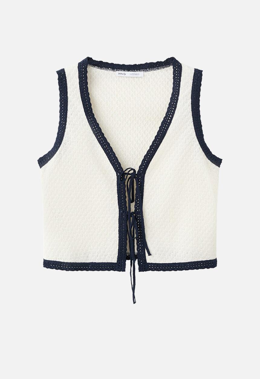 MANGO - Top nati - light beige