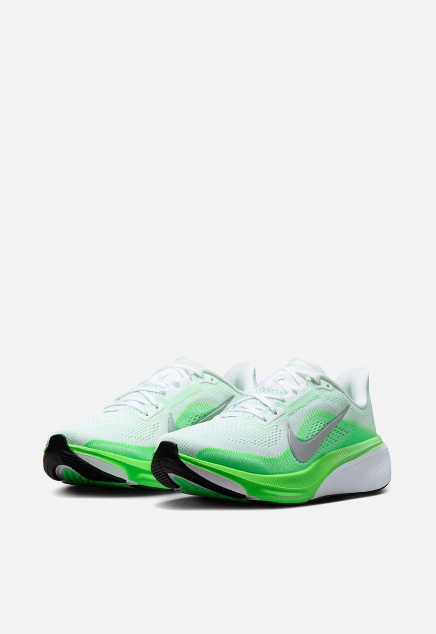 Nike - W Air Zoom Pegasus 42 - white/metallic silver-green strike