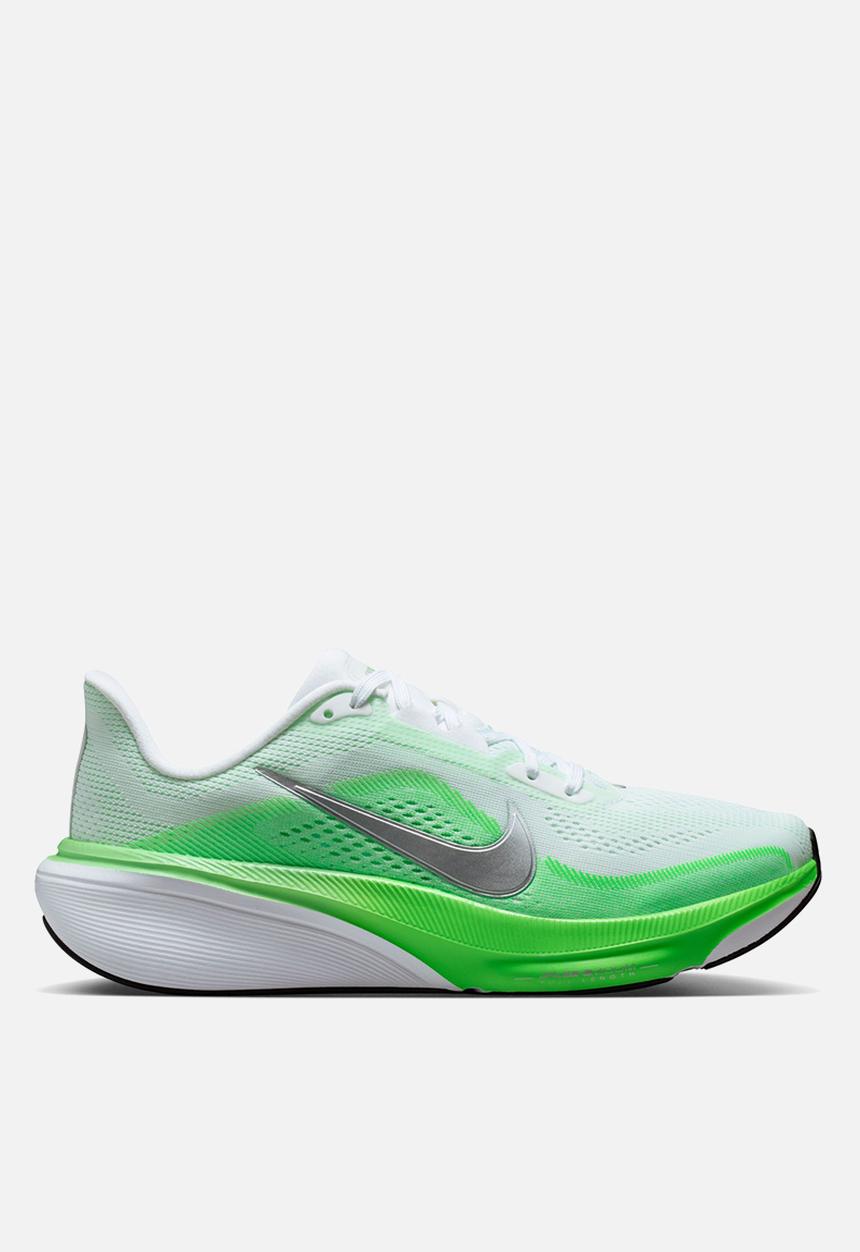 Nike - W Air Zoom Pegasus 42 - white/metallic silver-green strike
