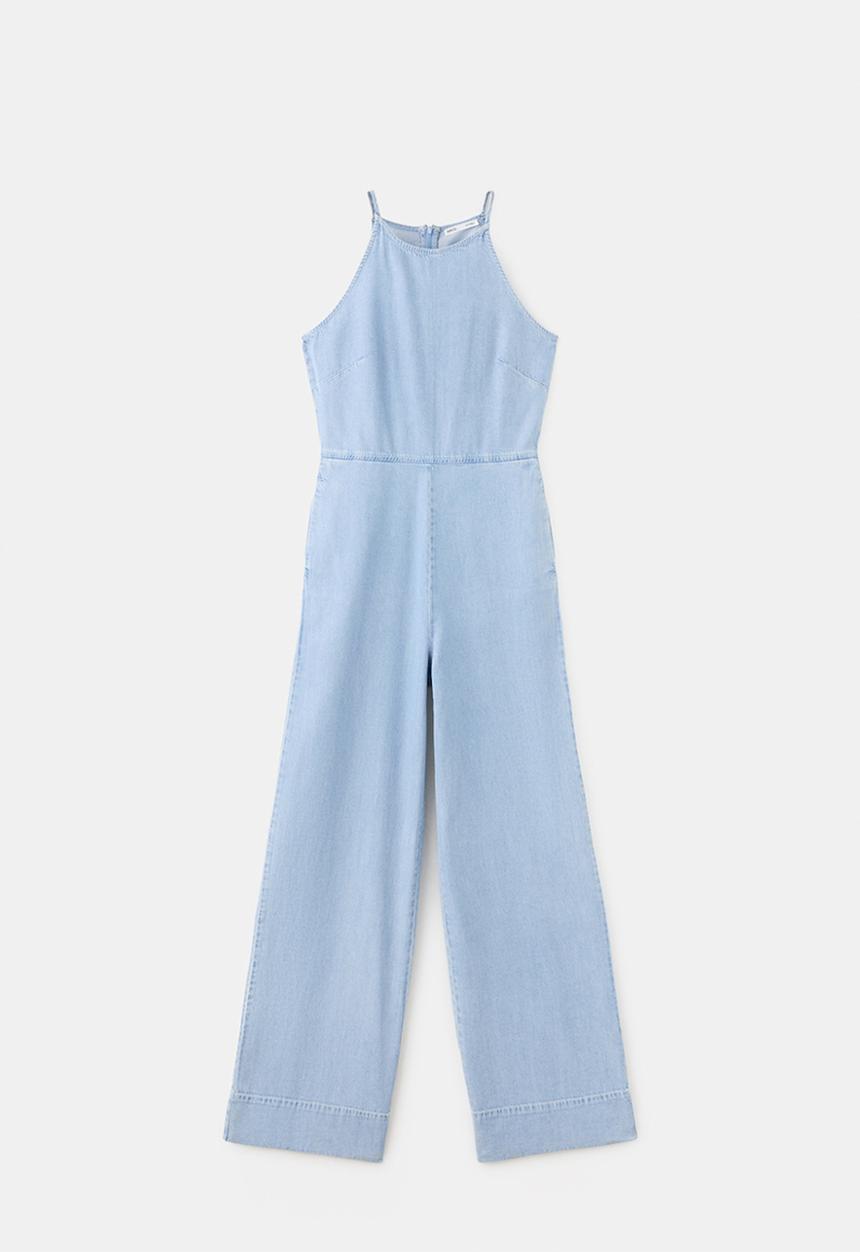 MANGO - Jumpsuit ibiza - open blue