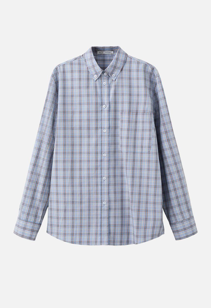 MANGO - Shirt cumin - medium blue
