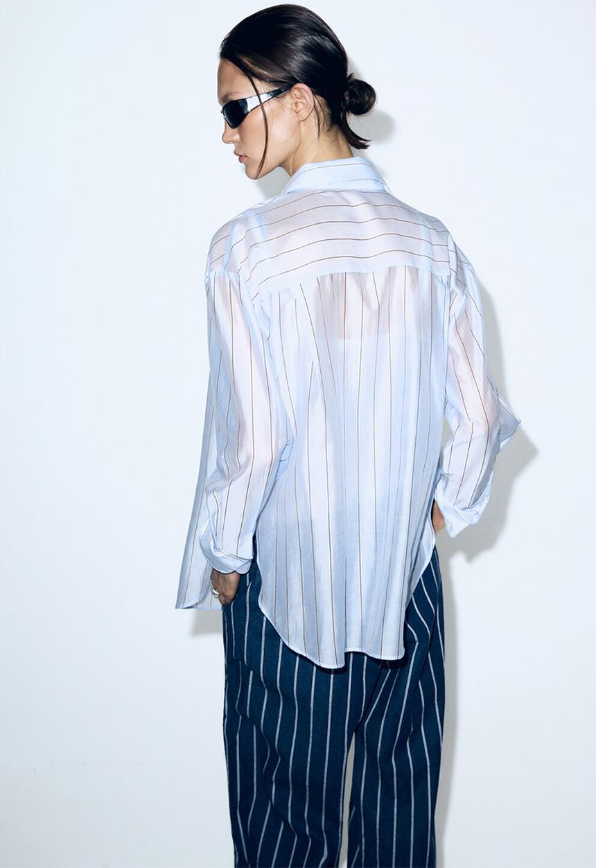 MANGO - Shirt frank - light/pastel blue
