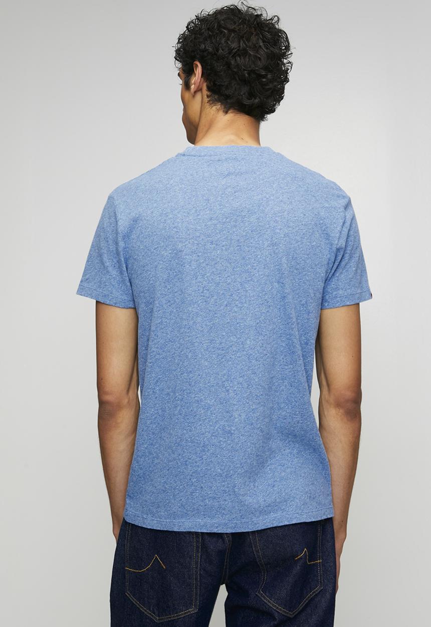 Superdry. - Essential Logo Emb Tee - Bright Blue Grit