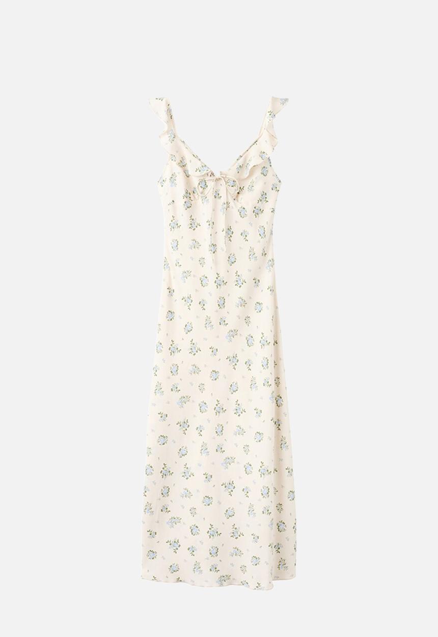 MANGO - Dress kim - light beige