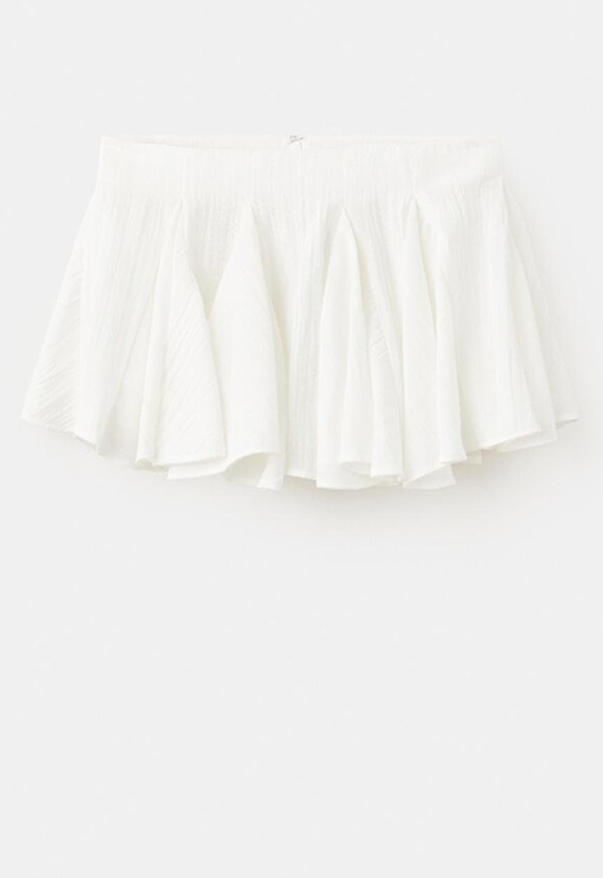 MANGO - Skirt estela- white