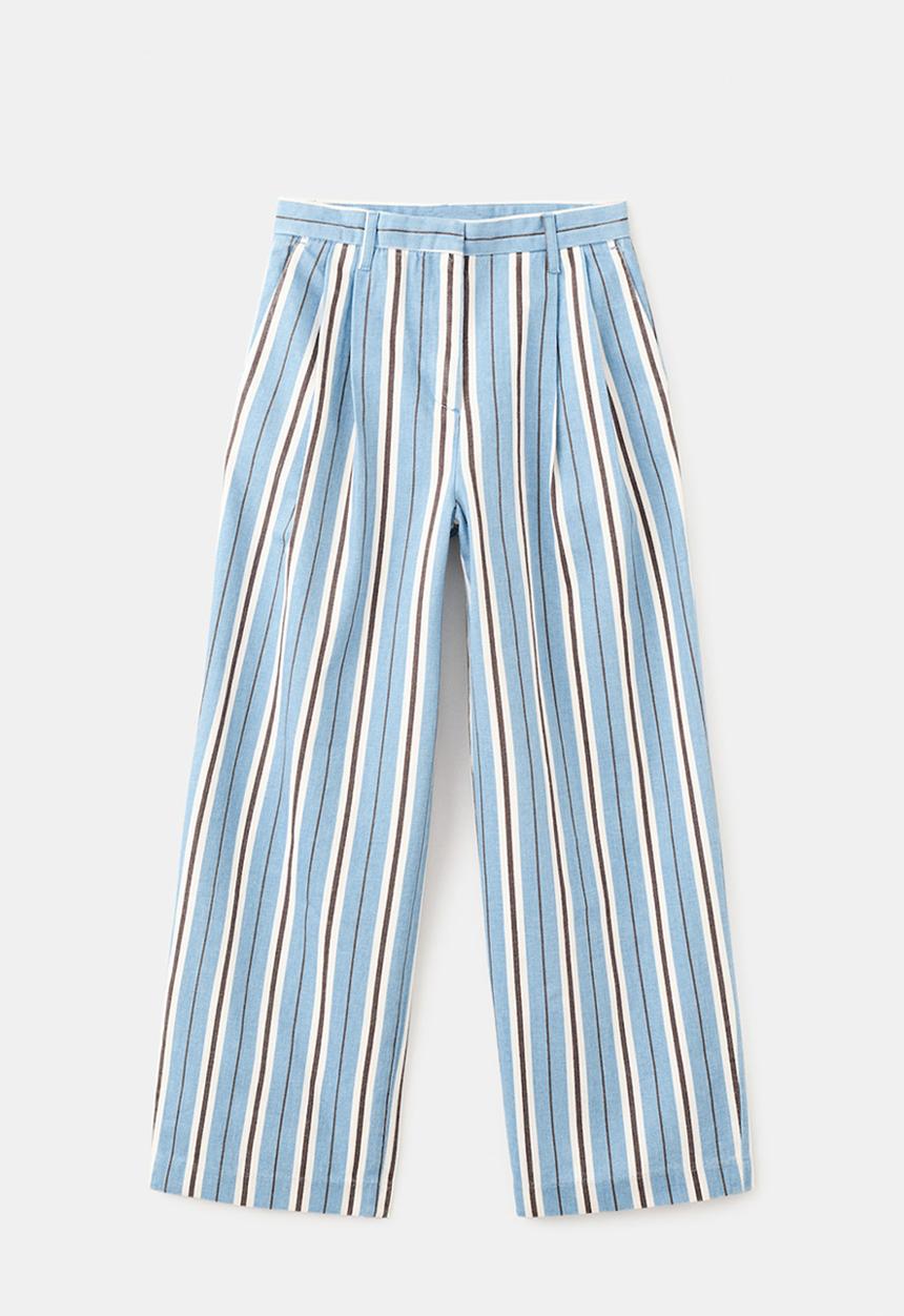 MANGO - Trousers trilussa - light/pastel blue
