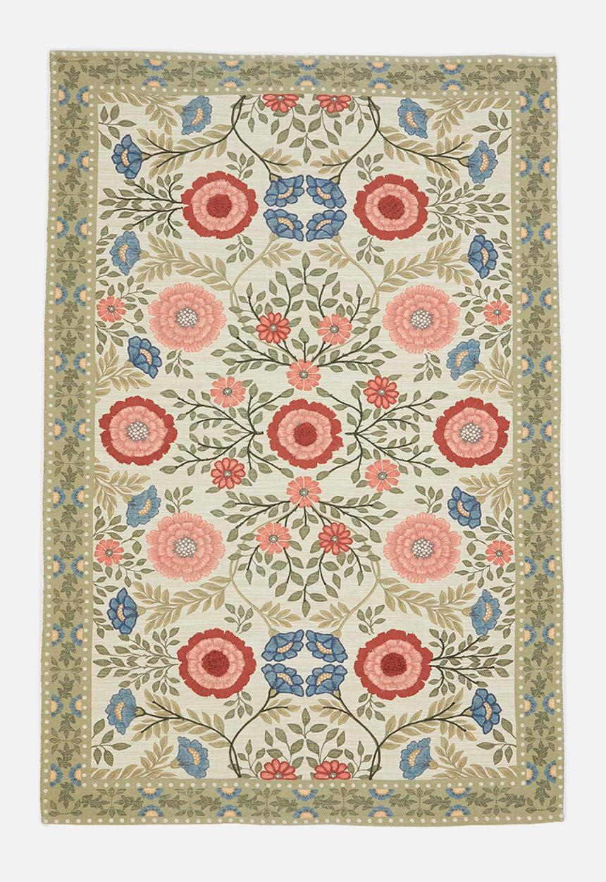 Sixth Floor - Rosa Embroidered Rug - Multi