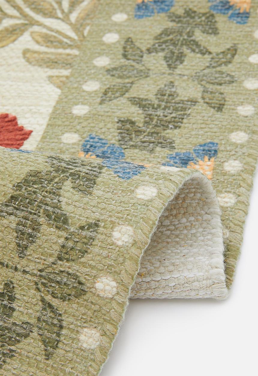 Sixth Floor - Rosa Embroidered Rug - Multi