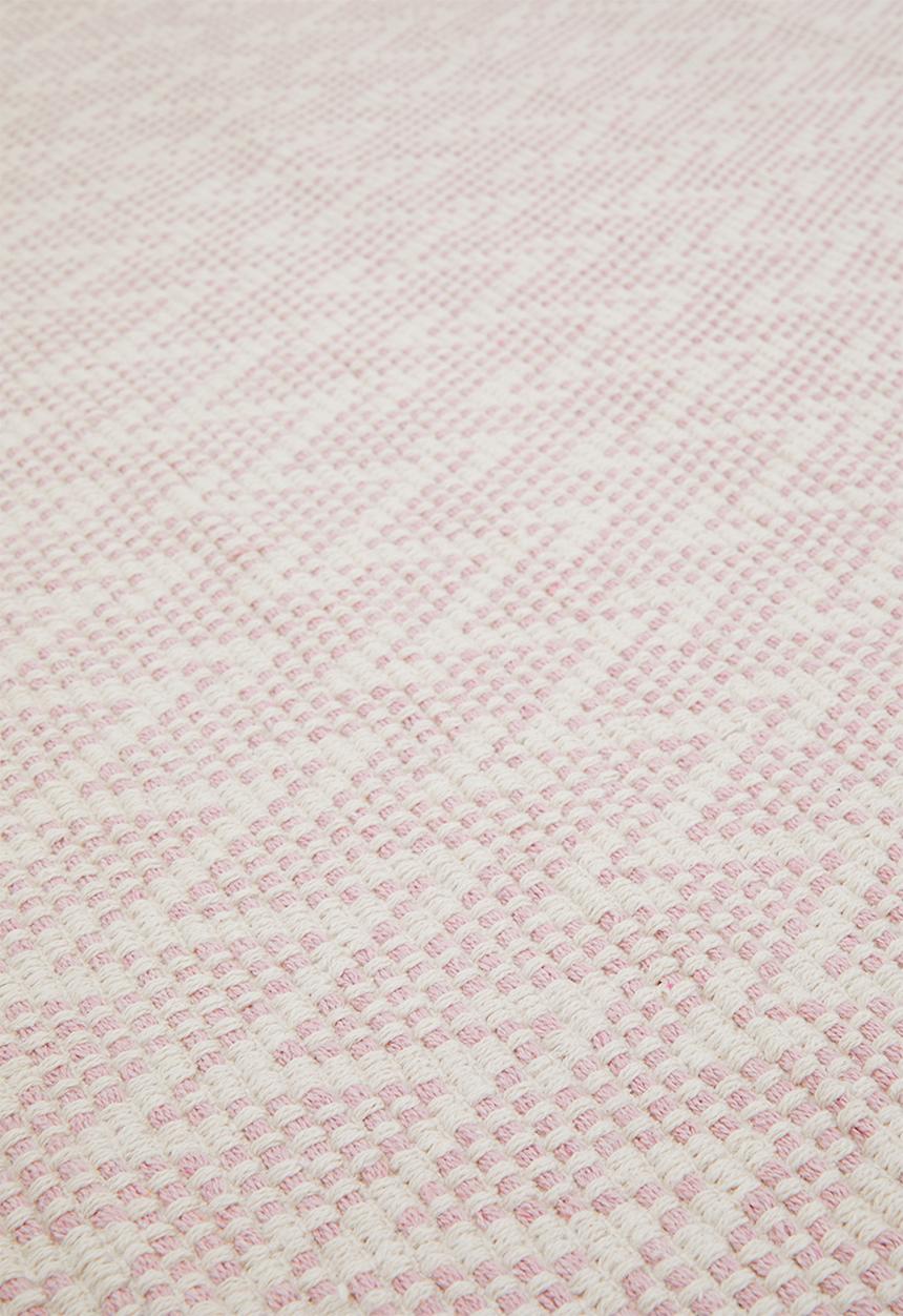 Sixth Floor - Santi Cotton Woven Geo Rug Pink