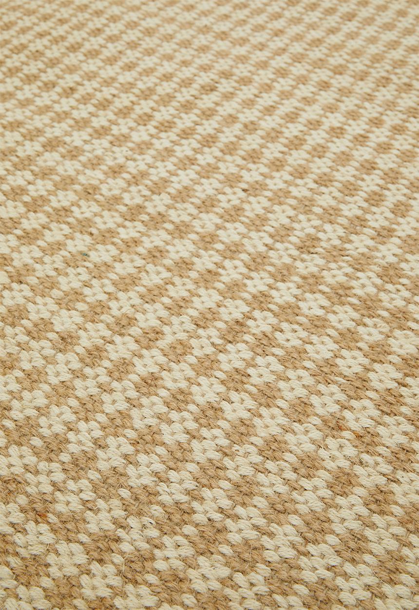 Sixth Floor - Houndstooth Jute & Dhurrie Natural