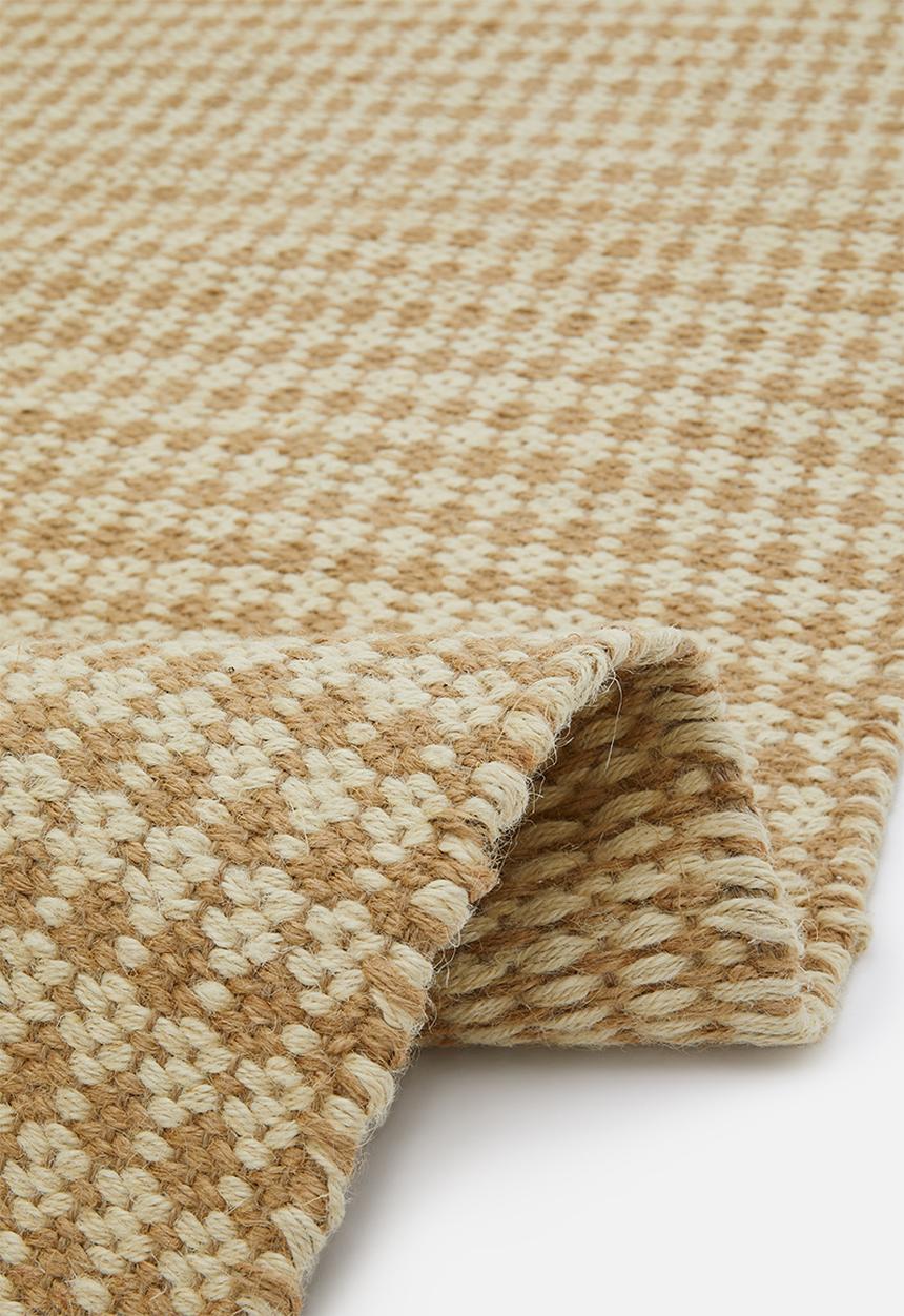 Sixth Floor - Houndstooth Jute & Dhurrie Natural