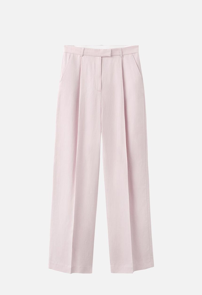 MANGO - Trousers marina - light/pastel purple