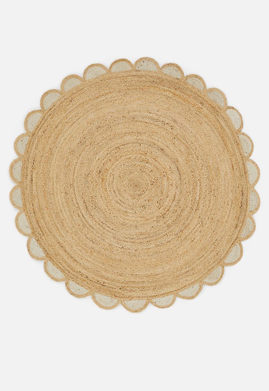Sixth Floor - Braided Jute Rug Round