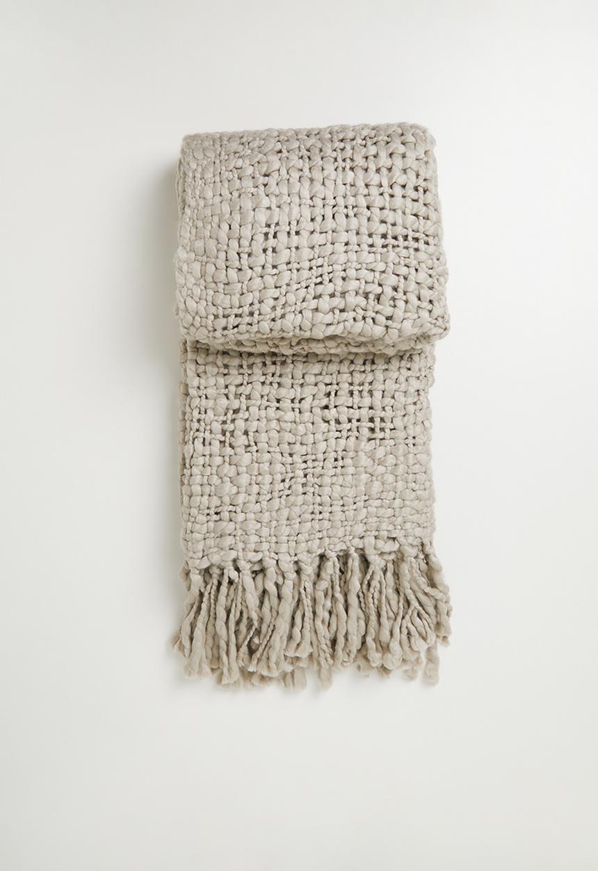 Sixth Floor - Chunky Textured Throw - Natural