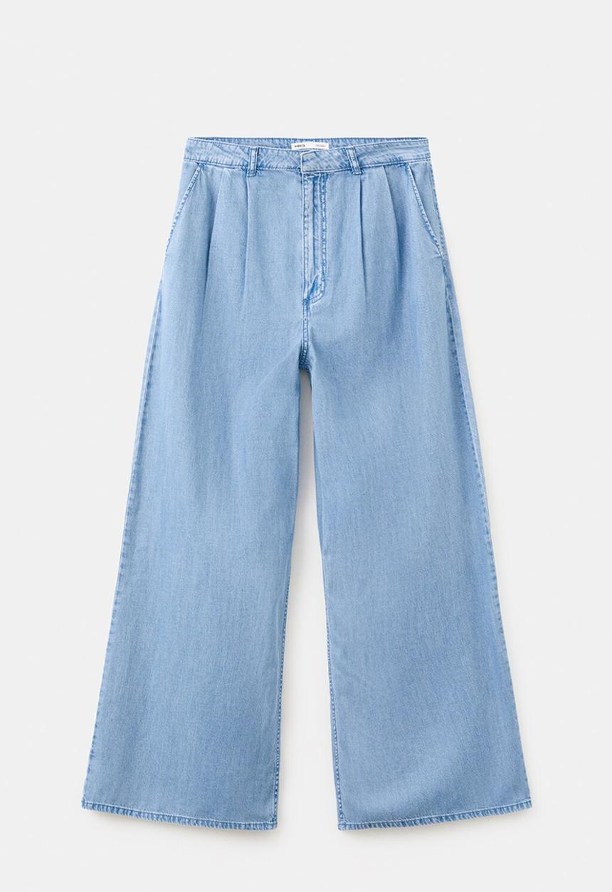 MANGO - Trousers ibiza - open blue