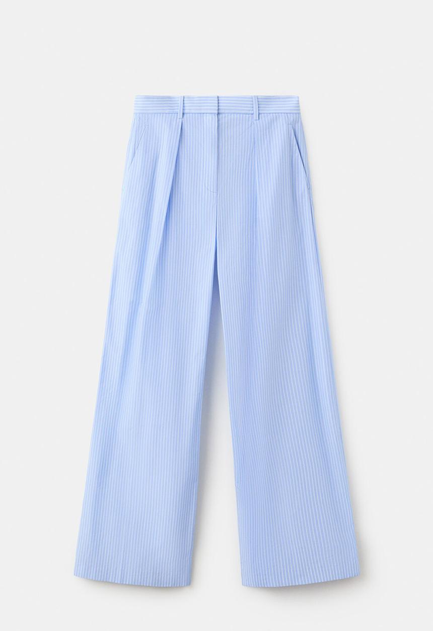MANGO - Trousers saly - medium blue