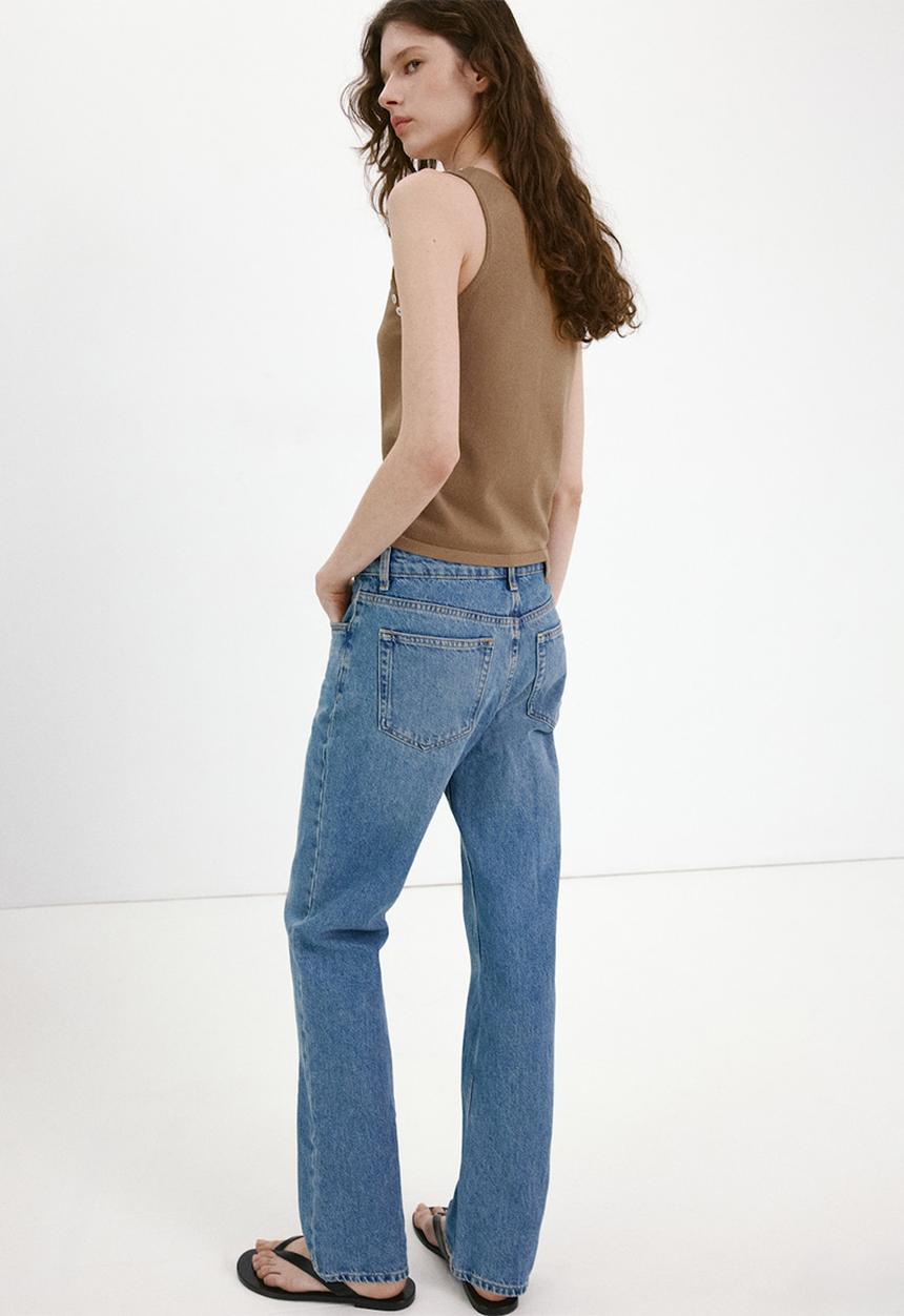 MANGO - Top naqui - dark brown