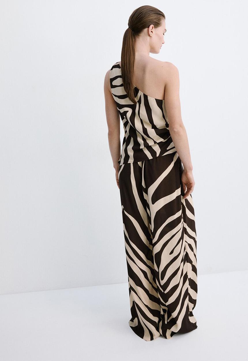 MANGO - Trousers cuca - brown