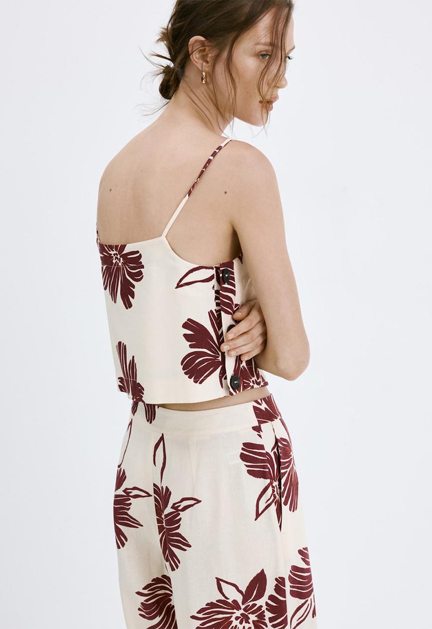 MANGO - Top lola - light beige
