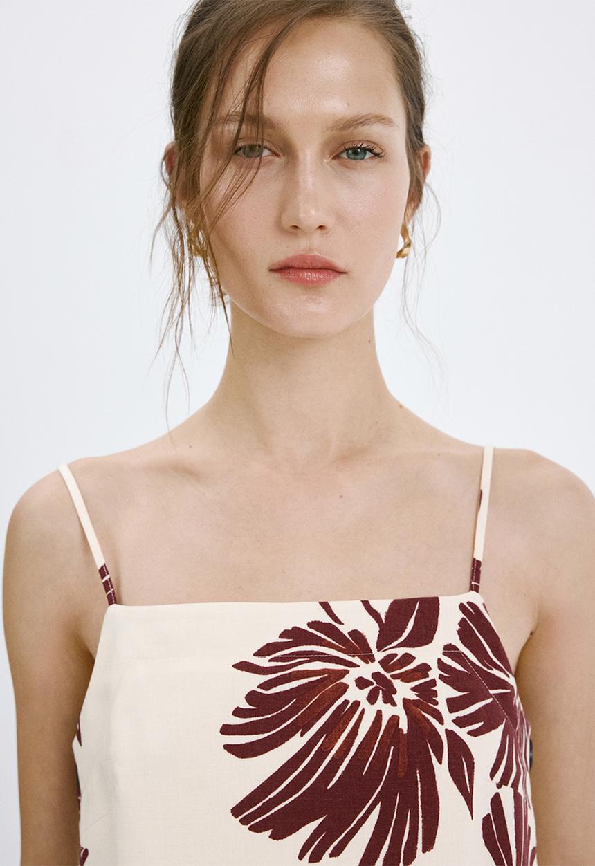 MANGO - Top lola - light beige