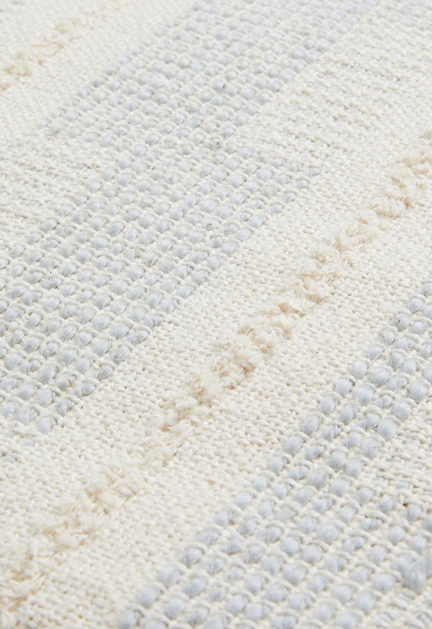 Sixth Floor - Cotton Geo Tufted Woven Throw - Grey