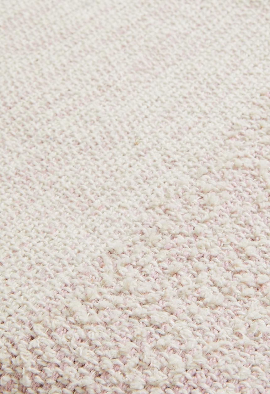 Sixth Floor - Cotton Woven Spot Tufted Throw - Pink