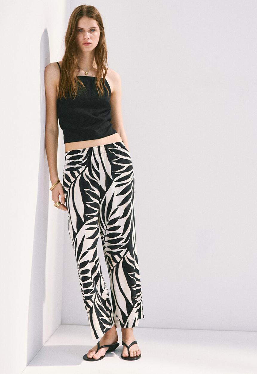 MANGO - Trousers Life - Natural