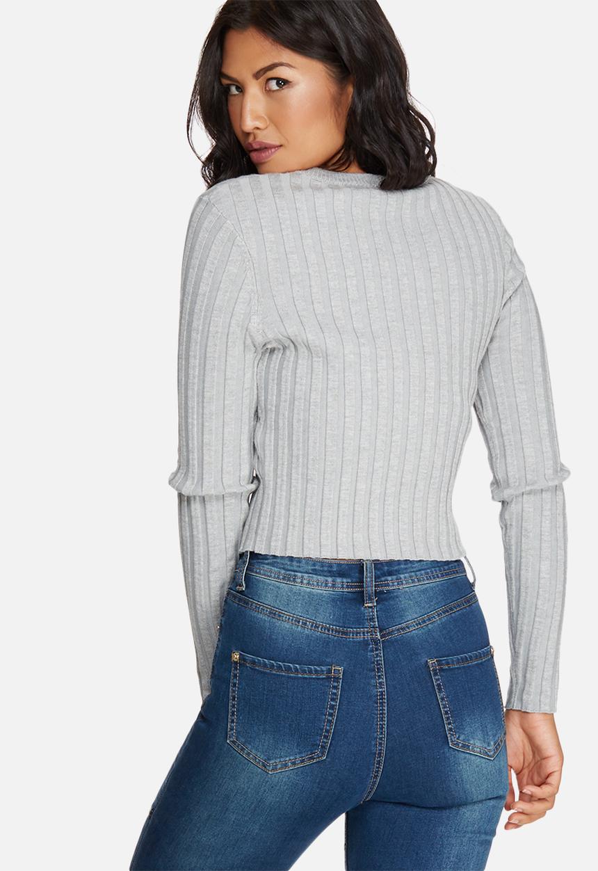 Missguided - Extreme rib basic crop jumper