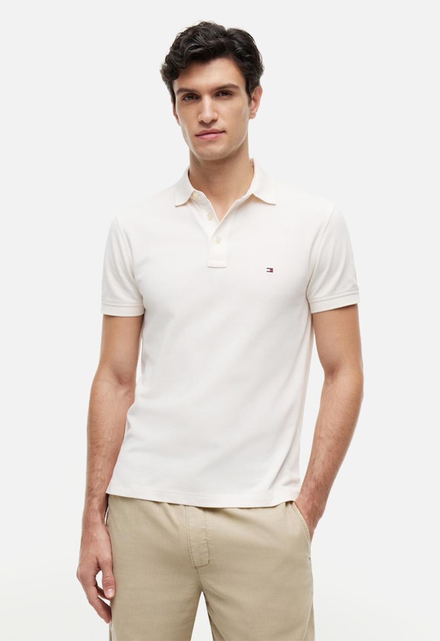 Tommy Hilfiger - 1985 SLIM POLO - Ivory Petal
