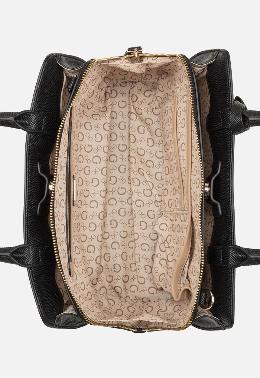 GUESS - Cadence Satchel Bag - Black