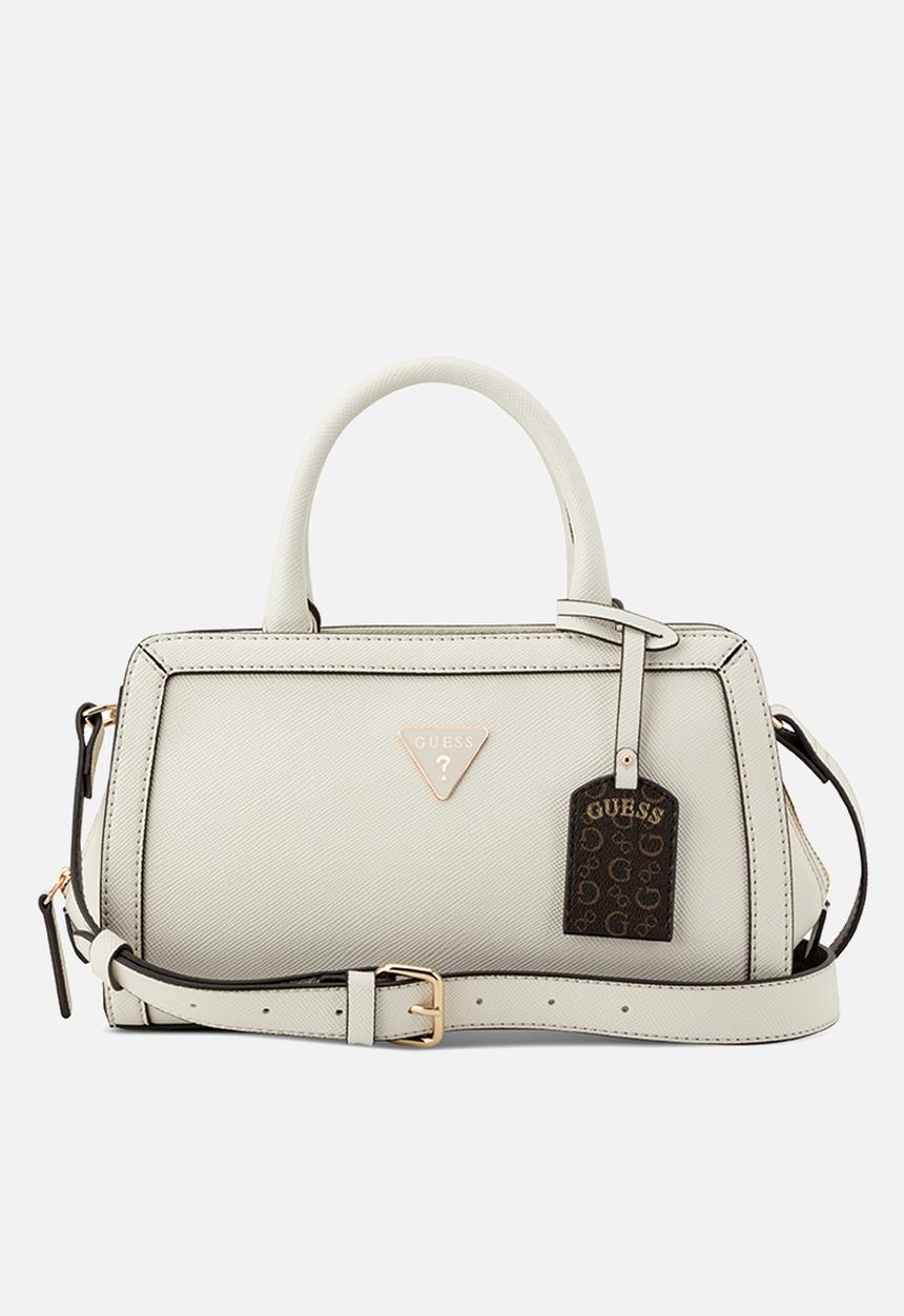 GUESS - Cadence Satchel Bag - Cream