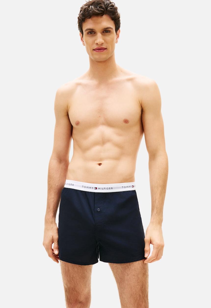 Tommy Hilfiger - 2 Pack WOVEN BOXER - Desert Sky/Desert Sky