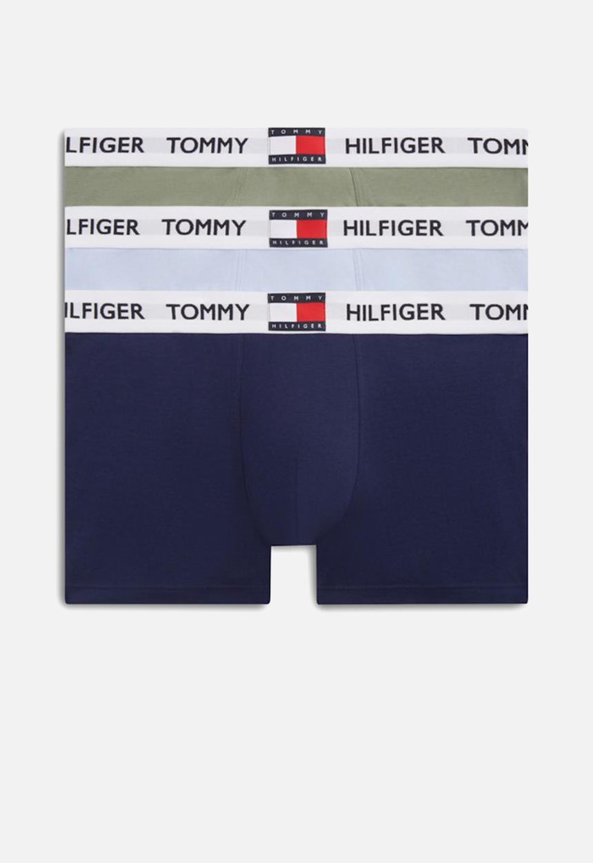 Tommy Hilfiger - 3 Pack TRUNK - Utl Sge/Prppy Nvy/Keepsake Blu