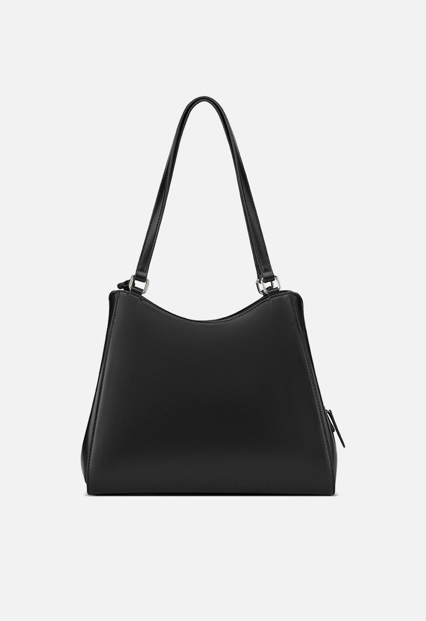 GUESS - Elsa Satchel Bag - Black