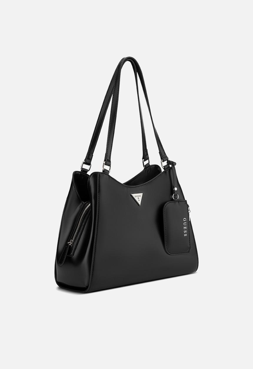 GUESS - Elsa Satchel Bag - Black