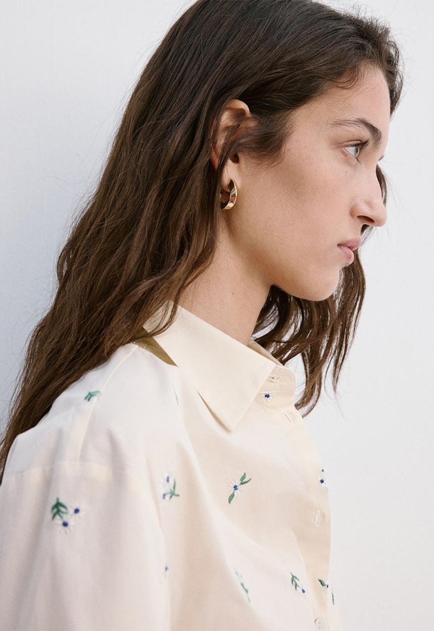 MANGO - Shirt lovely - light/pastel yellow