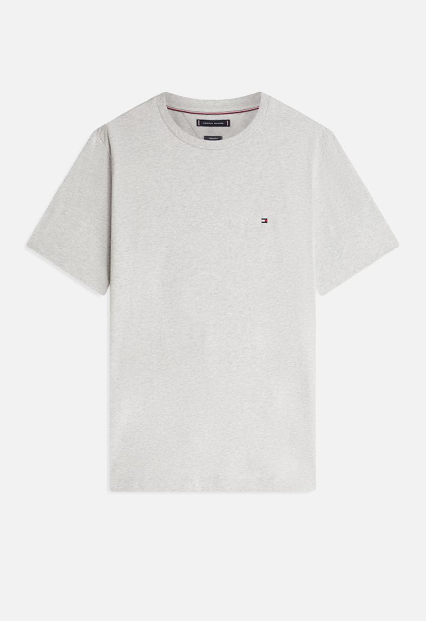 Tommy Hilfiger - ESS SEASONAL REG FIT SOLID TEE - Light Grey Heather