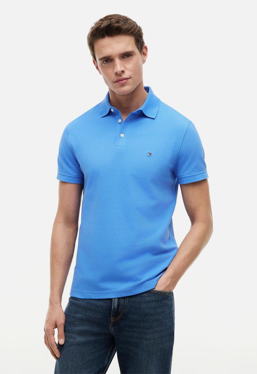 Tommy Hilfiger - 1985 SLIM POLO - Blue Spell