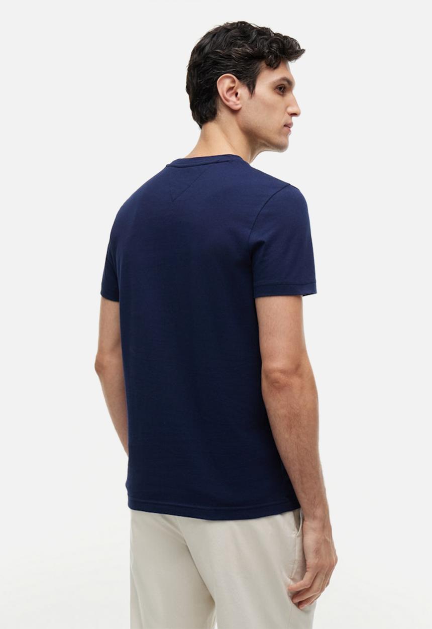 Tommy Hilfiger - TOMMY LOGO TEE - Carbon Navy