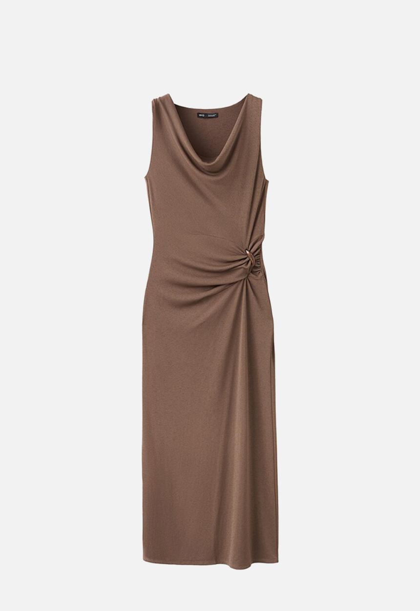 MANGO - Dress esme - brown