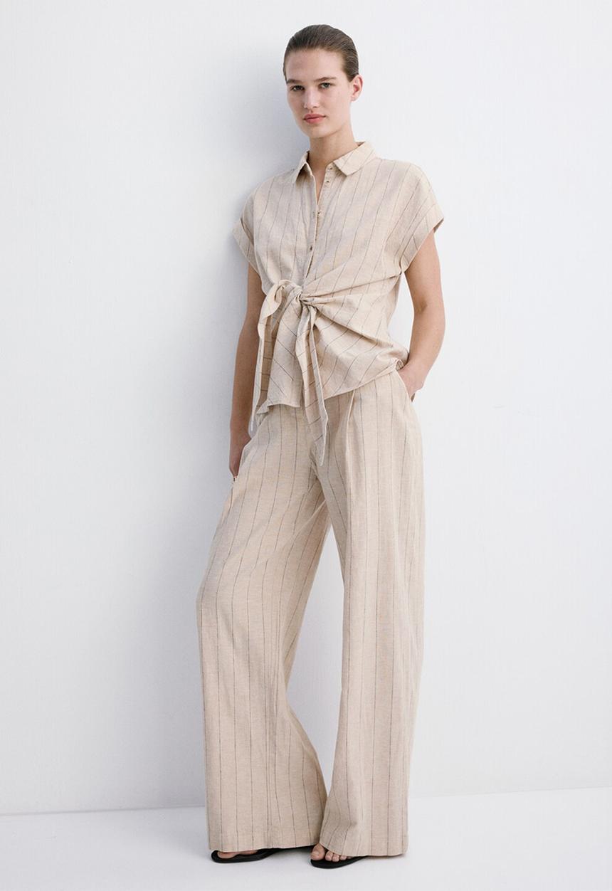 MANGO - Shirt zede - brown